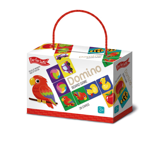 Dominoes Board Game (28Pcs) Animal Fruit Dominoes